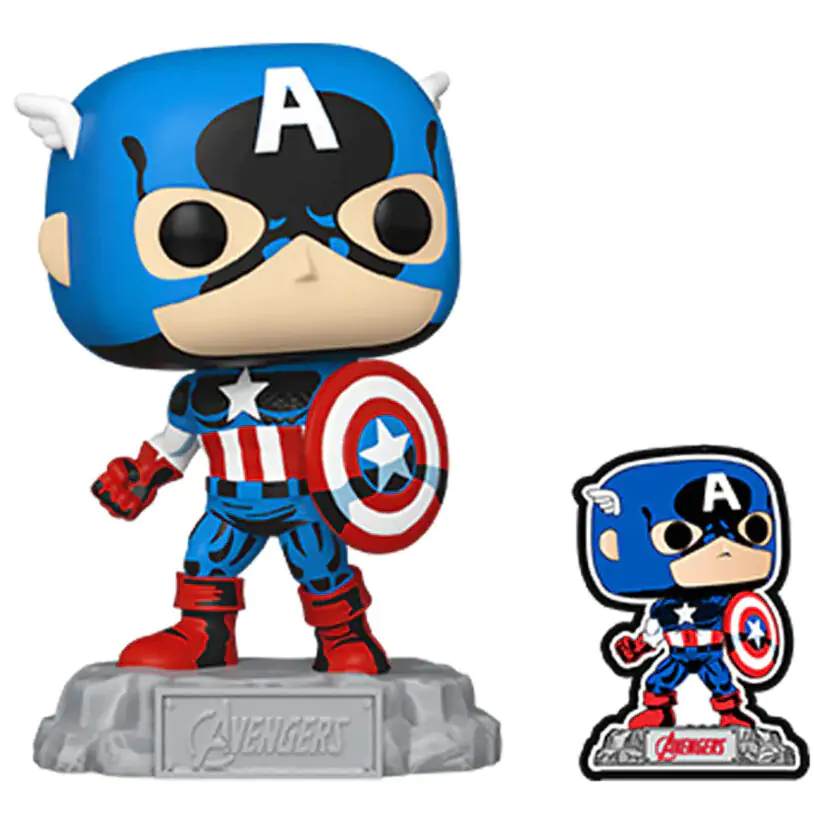 Figurină POP Marvel Avengers Captain America Exclusive poza produsului