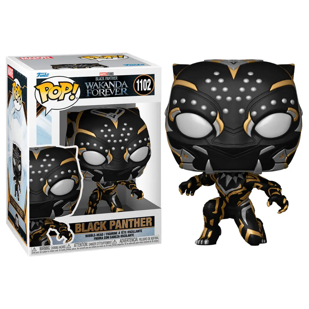 Black Panther: Wakanda Forever POP! Marvel Figurina de Vinil Black Panther 9 cm poza produsului