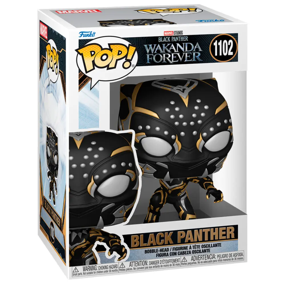 Black Panther: Wakanda Forever POP! Marvel Figurina de Vinil Black Panther 9 cm poza produsului