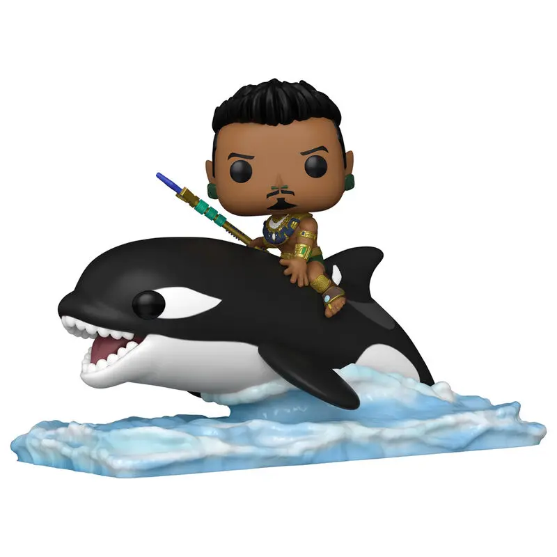 Black Panther: Wakanda Forever POP! Rides Figurina Super Deluxe de Vinil Namor cu Orca 15 cm poza produsului