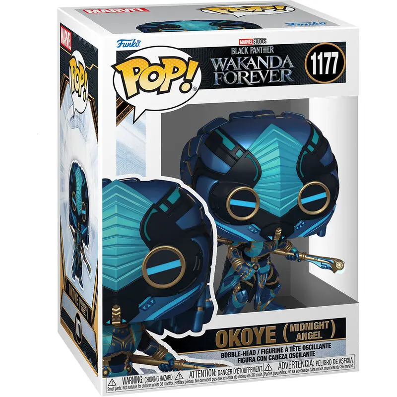 Black Panther: Wakanda Forever POP! Figurina vinil Marvel Okoye (Midnight Angel) 9 cm poza produsului