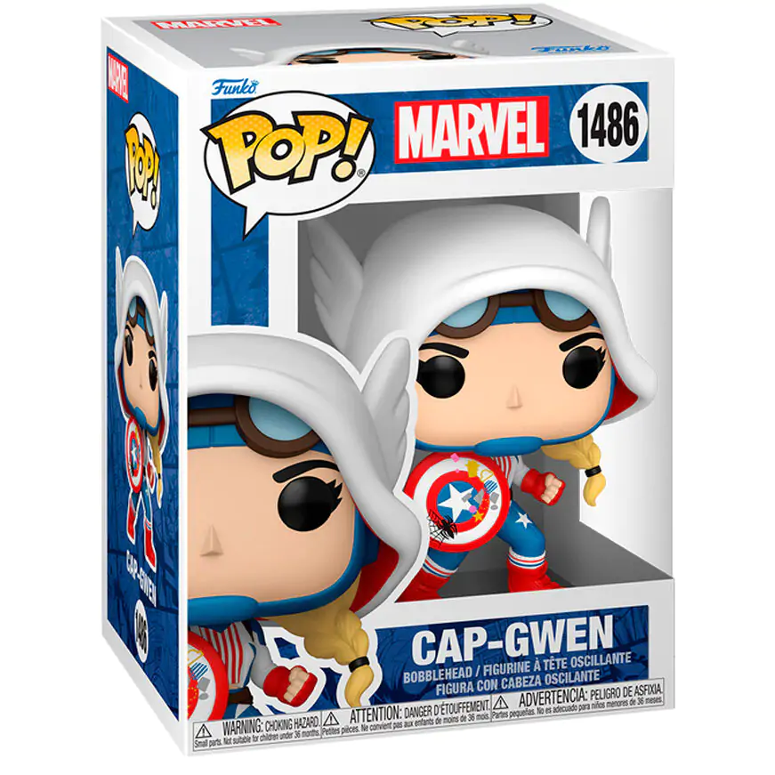 Figurină Funko POP Marvel Cap-Gwen poza produsului