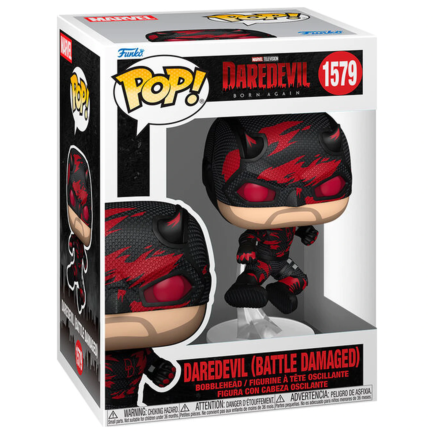 Funko POP figurina Marvel Daredevil Born Again Daredevil Battle Damaged poza produsului