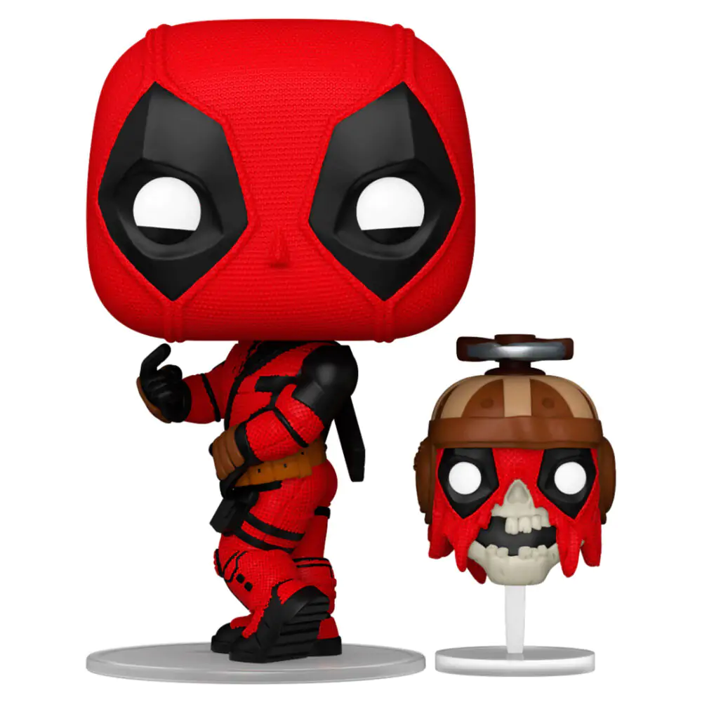 Figurină Funko POP Marvel Deadpool & Wolverine Deadpool cu Headpool poza produsului