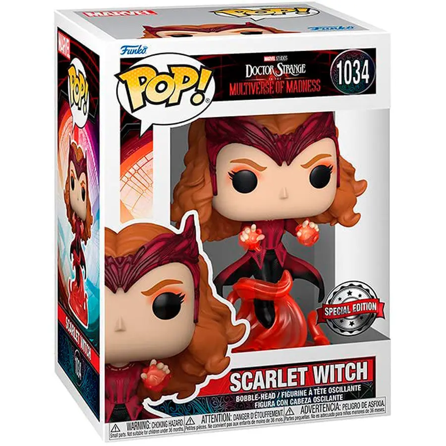 Figurină POP Marvel Doctor Strange Multiverse of Madness Scarlet Witch Exclusive poza produsului