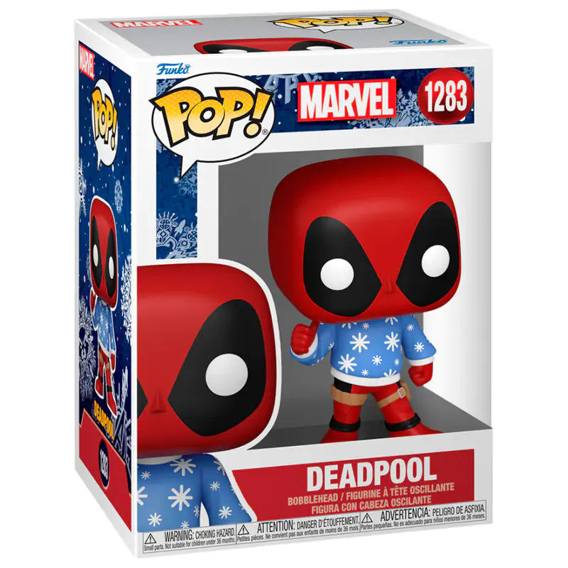 figurina POP Marvel Holiday Deadpool poza produsului