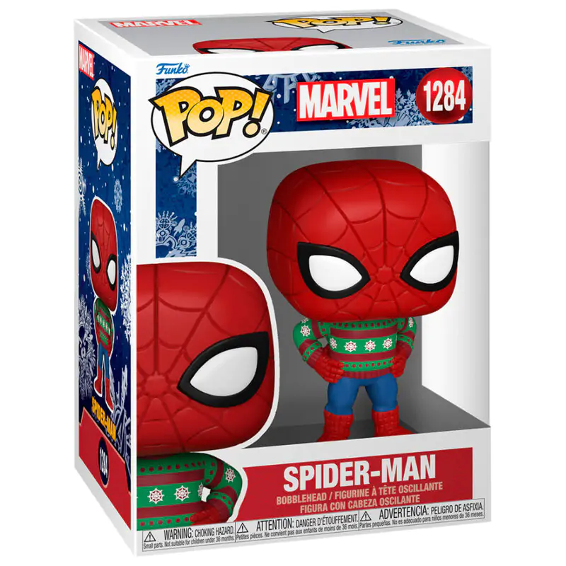 Figurină POP Marvel Holiday Spiderman poza produsului