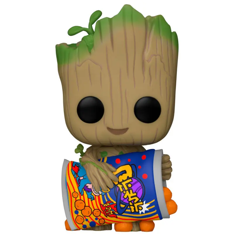 I Am Groot POP! Figurina Vinil Groot cu Pufuleți cu Brânză 9 cm poza produsului