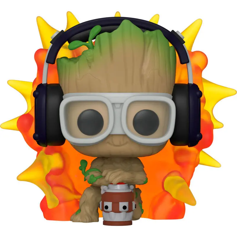 I Am Groot POP! Figurina Vinil Groot cu detonator 9 cm poza produsului