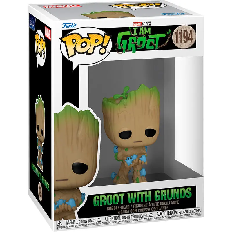 I Am Groot POP! Figurina Vinyl Groot cu Grunds 9 cm poza produsului