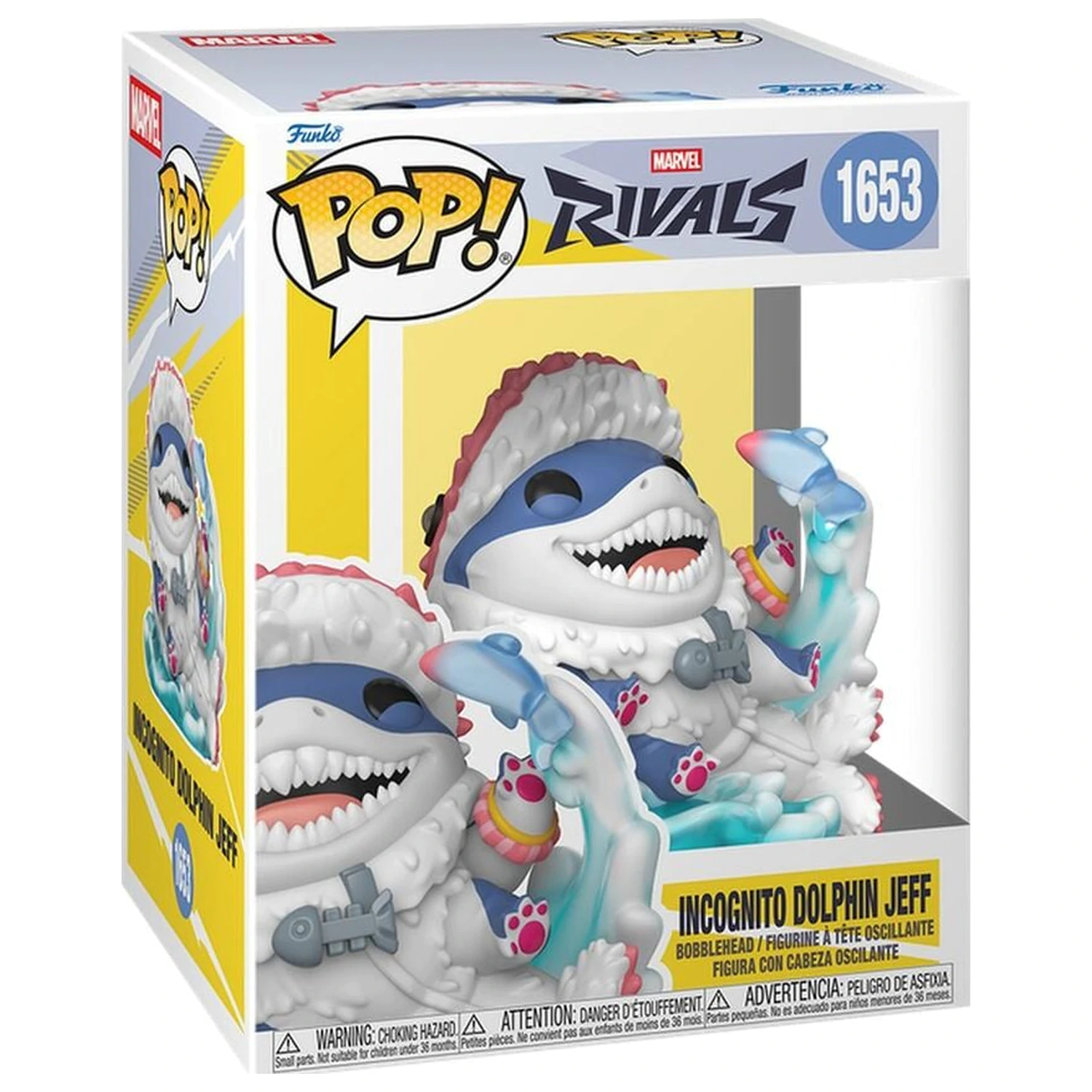 Funko POP figurina Premium Marvel Rivals Incognito Dolphin Jeff poza produsului
