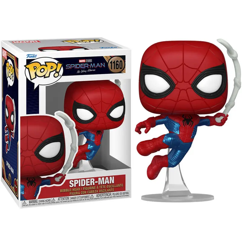 Spider-Man: No Way Home POP! Figurina vinil Marvel Spider-Man costum Finale 9 cm poza produsului