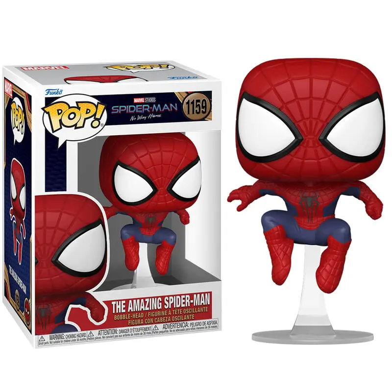 Spider-Man: No Way Home POP! Marvel Figurina Vinil The Amazing Spider-Man 9 cm poza produsului