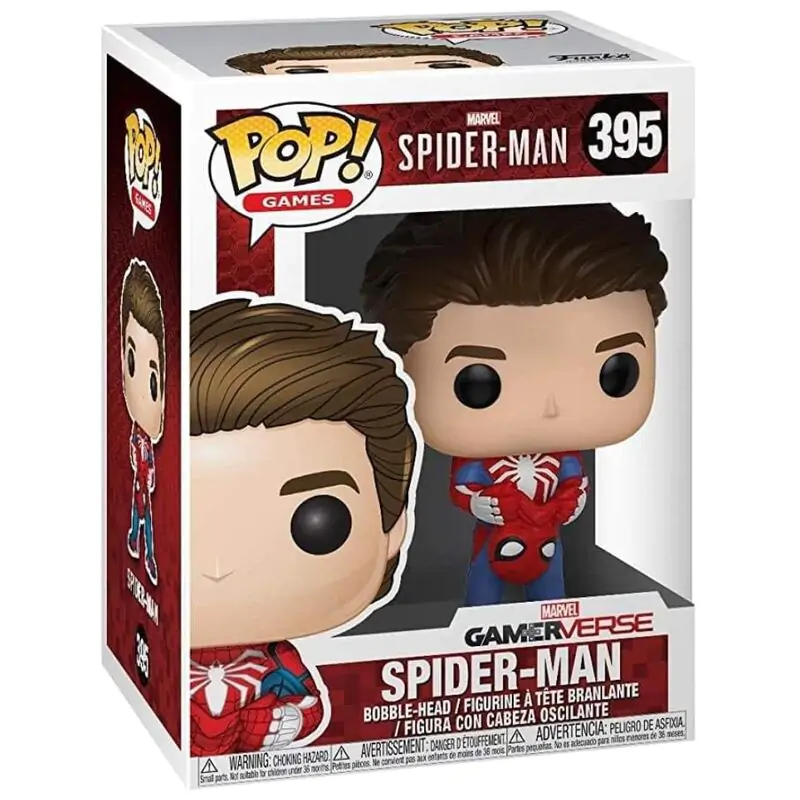 Funko POP figurina Marvel Spider-Man unmasked Spider-Man poza produsului