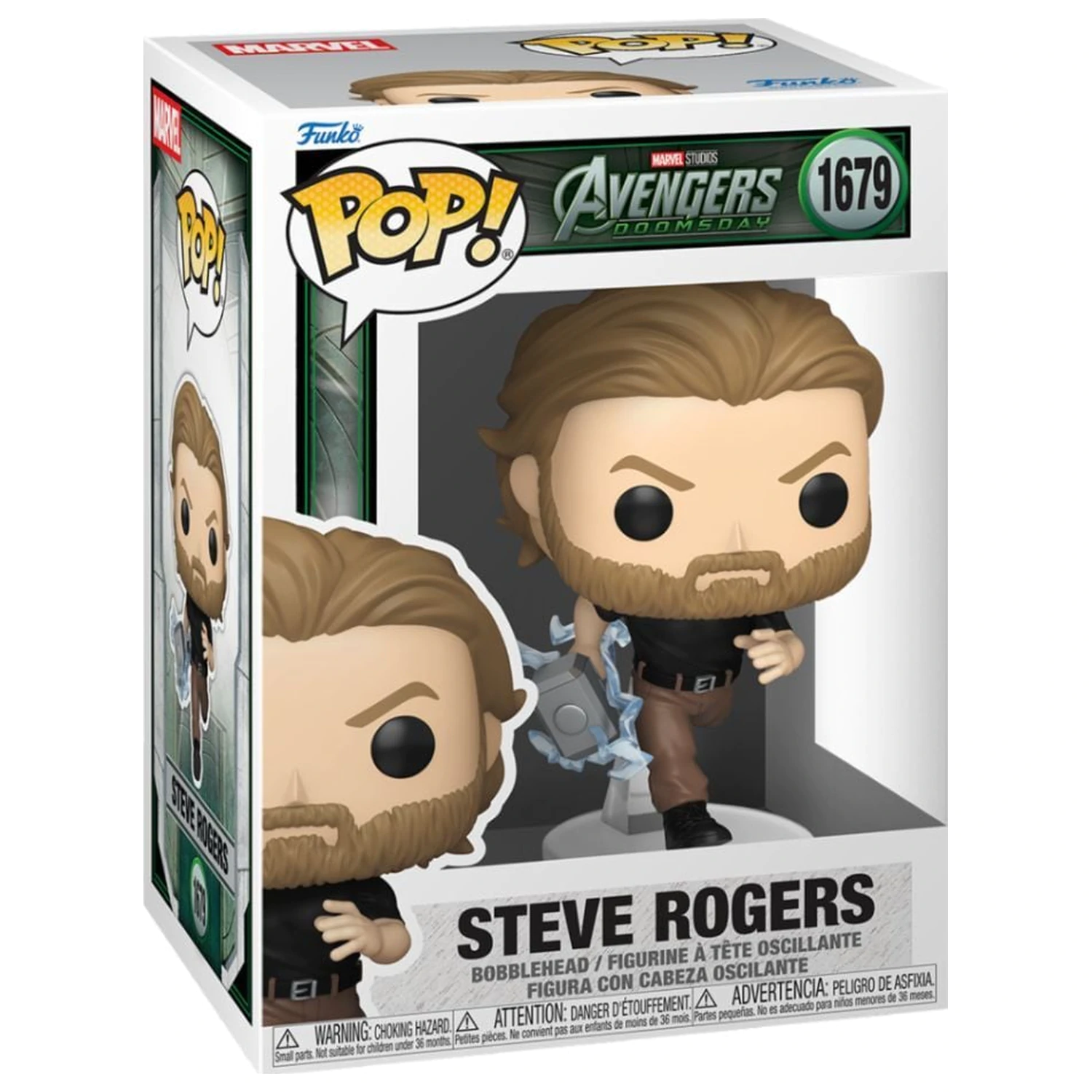 Figurina Funko POP Marvel Studios Avengers Doomsday Steve Rogers poza produsului