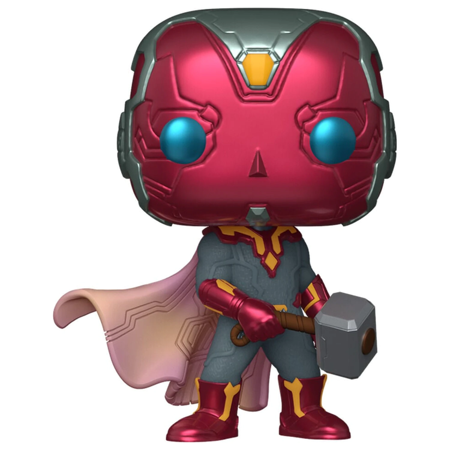 Figura Funko POP Marvel Studios The Infinity Saga Vision with Mjolnir poza produsului