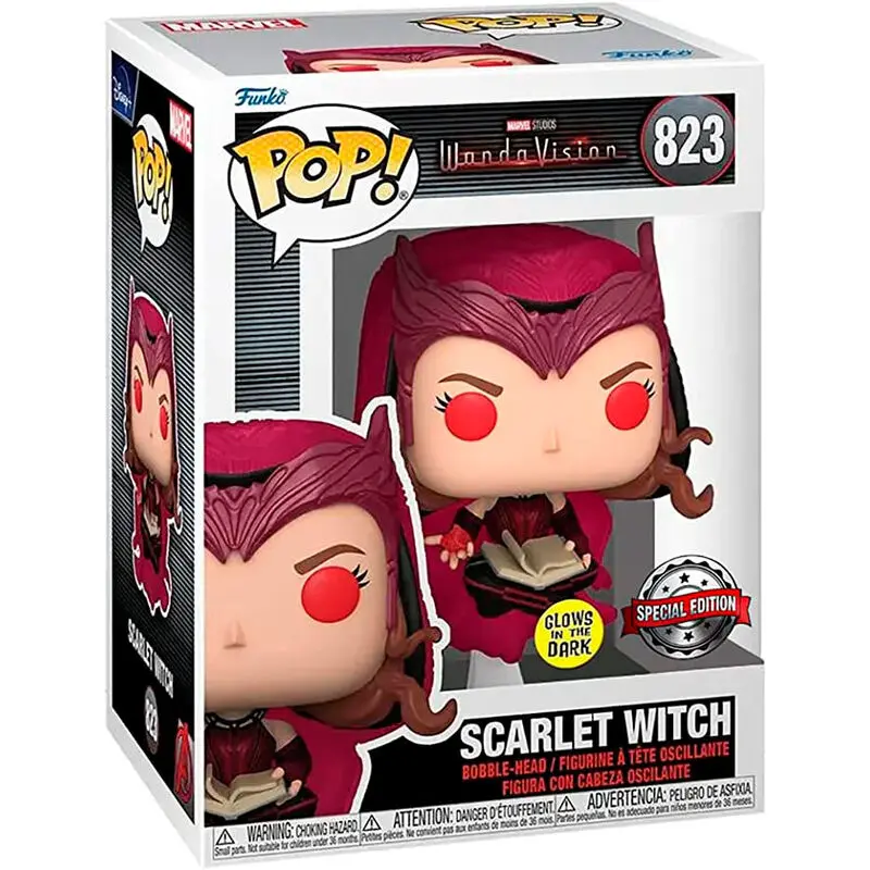 Figurină POP Marvel Wanda Vision Scarlet Witch Exclusive poza produsului