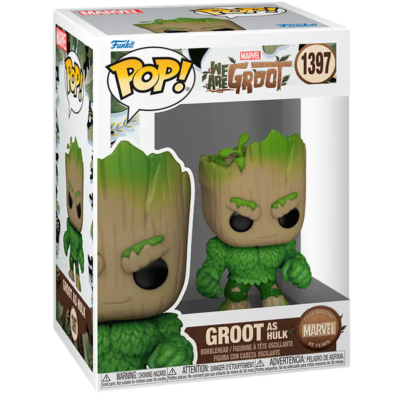 Figurină Funko POP Marvel We Are Groot - Groot ca Hulk poza produsului