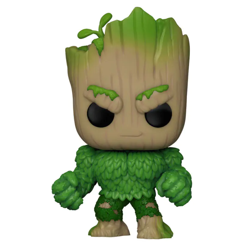 Figurină Funko POP Marvel We Are Groot - Groot ca Hulk poza produsului