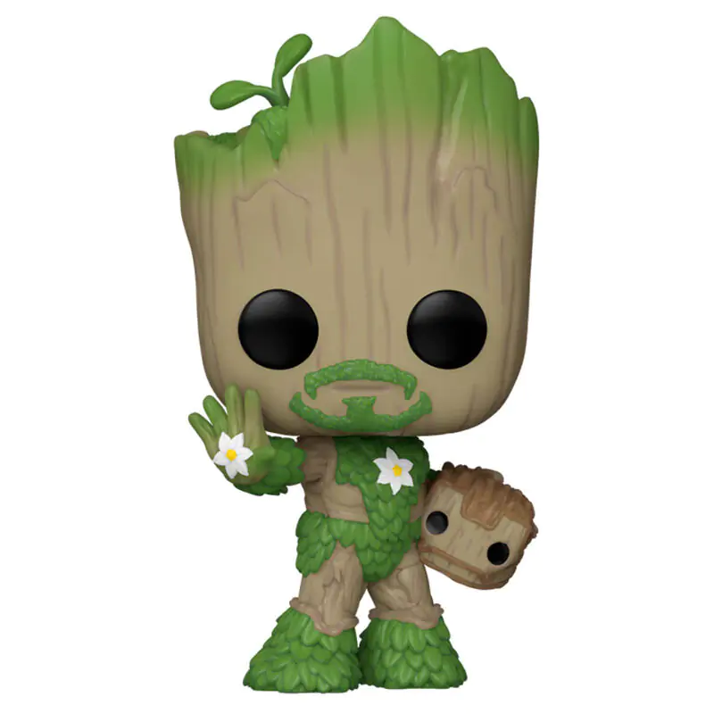 Figurină Funko POP Marvel We Are Groot - Groot ca Iron Man poza produsului