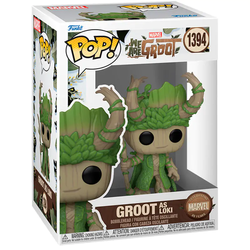 Figurină Funko POP Marvel We Are Groot - Groot ca Loki poza produsului