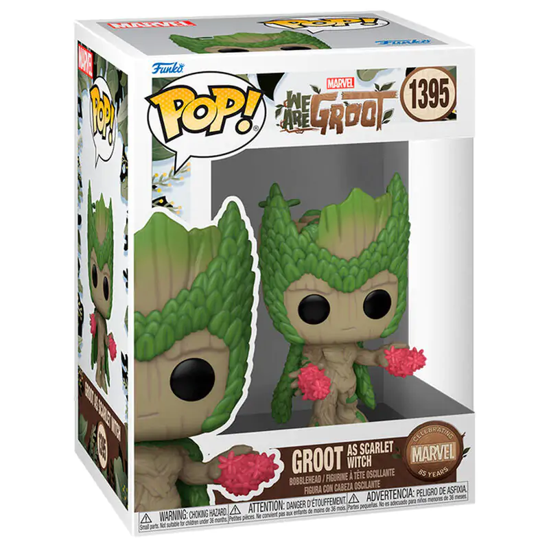 Figurină Funko POP Marvel We Are Groot - Groot ca Scarlet Witch poza produsului