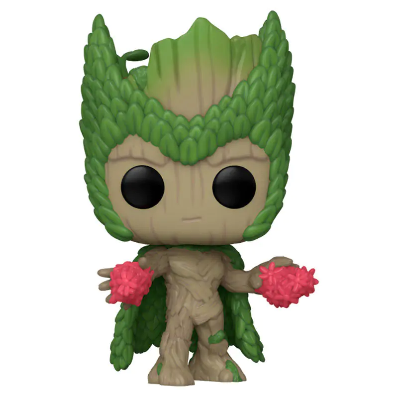 Figurină Funko POP Marvel We Are Groot - Groot ca Scarlet Witch poza produsului