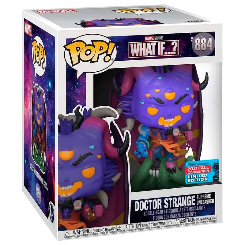 What If...? Figurina POP! Super Mărime Marvel Vinyl Dr. Strange Supreme 15 cm poza produsului