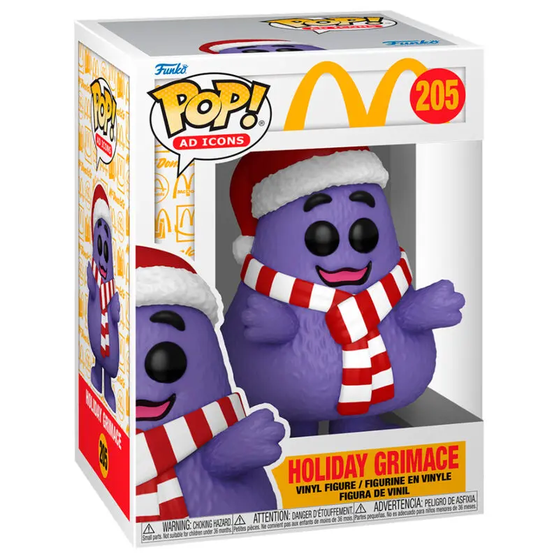 figurina POP McDonalds Holiday Grimace poza produsului