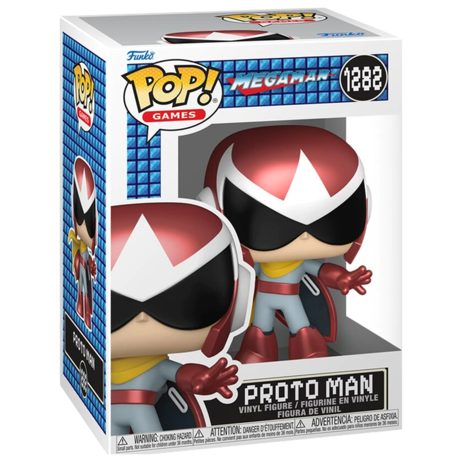 Figurina Funko POP Mega Man Proto Man poza produsului