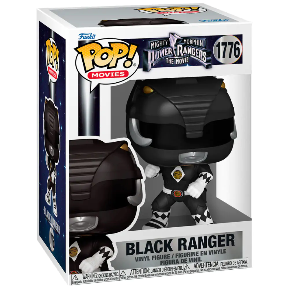 Funko POP figurina Mighty Morphin Power Rangers Black Ranger poza produsului