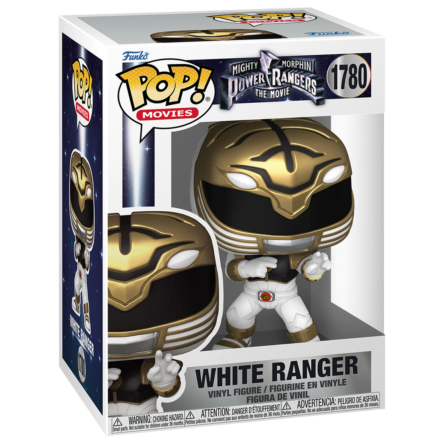 Funko POP figurina Mighty Morphin Power Rangers White Ranger poza produsului