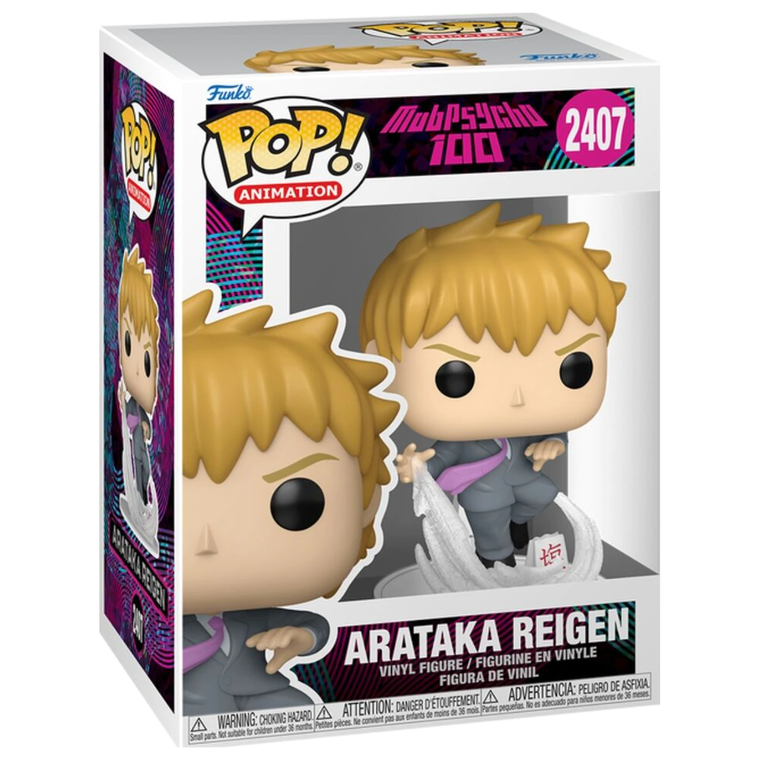 Funko POP figurina Mob Psycho 100 Arataka Reigen poza produsului