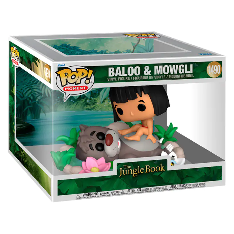 Figurină Funko POP Moment Disney El Libro de la Selva Baloo & Mowgli poza produsului