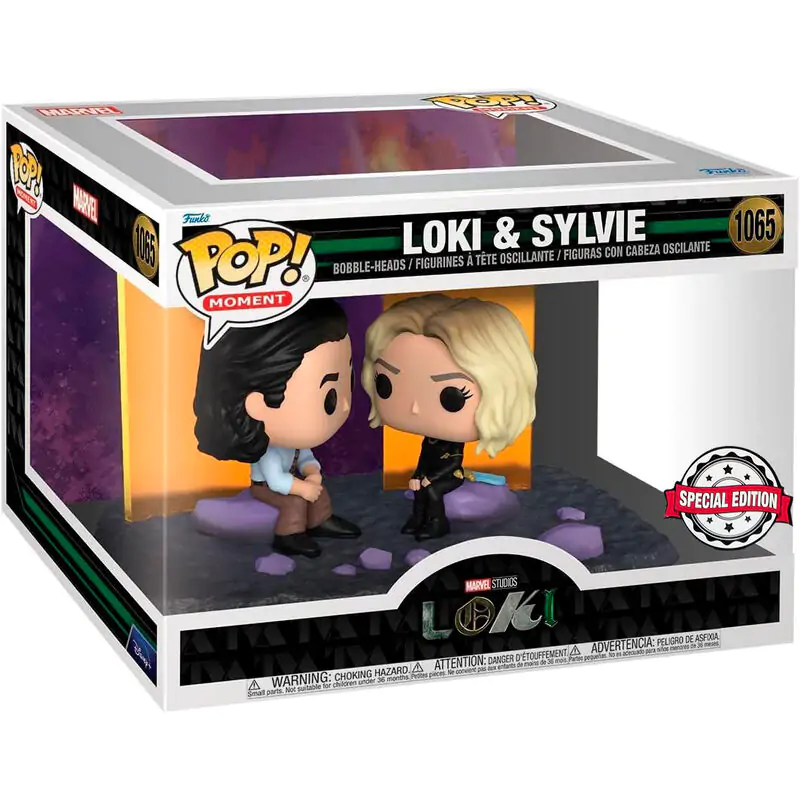 Figurină POP Moment Marvel Loki - Loki și Sylvie Exclusive poza produsului