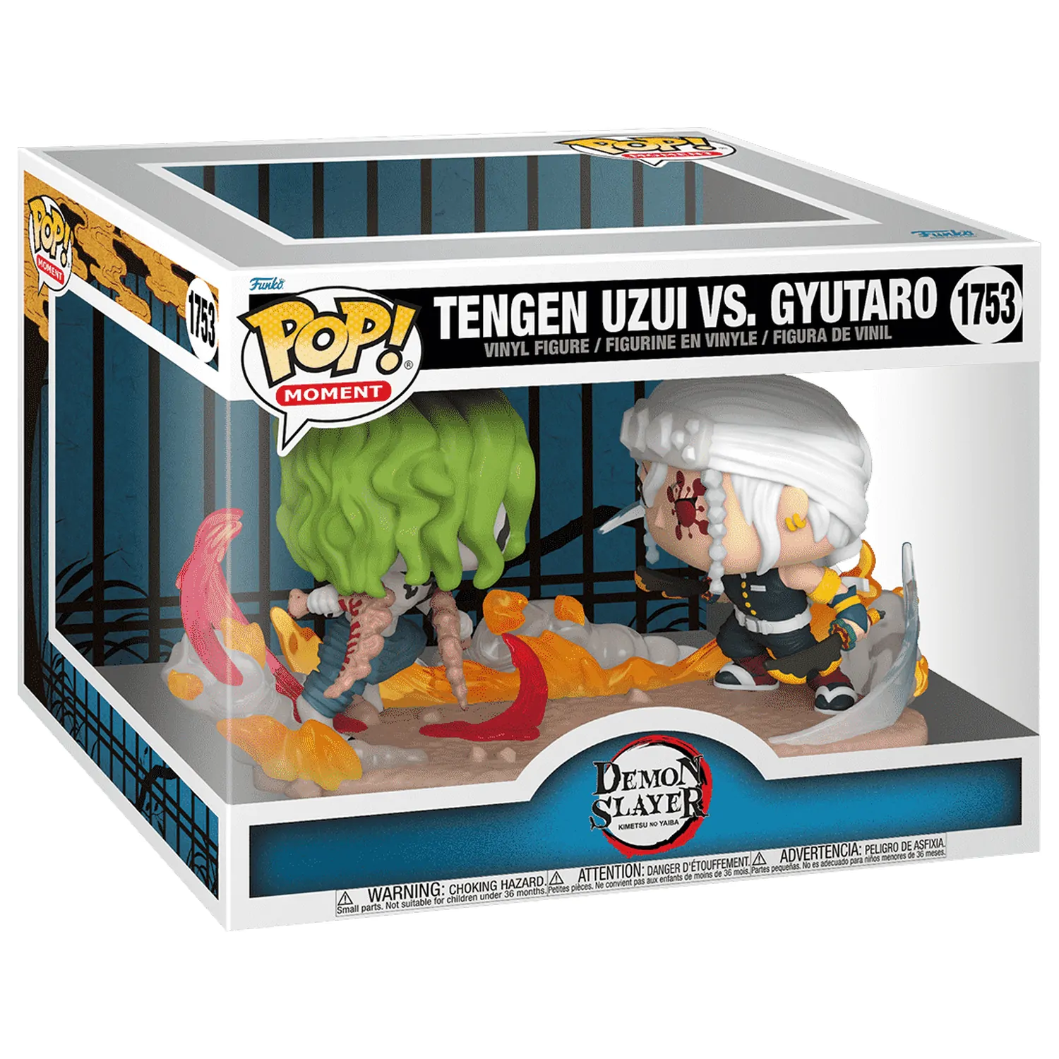 Figurină Funko POP Moments Demon Slayer Kimetsu no Yaiba Tengen VS Gyutaro poza produsului
