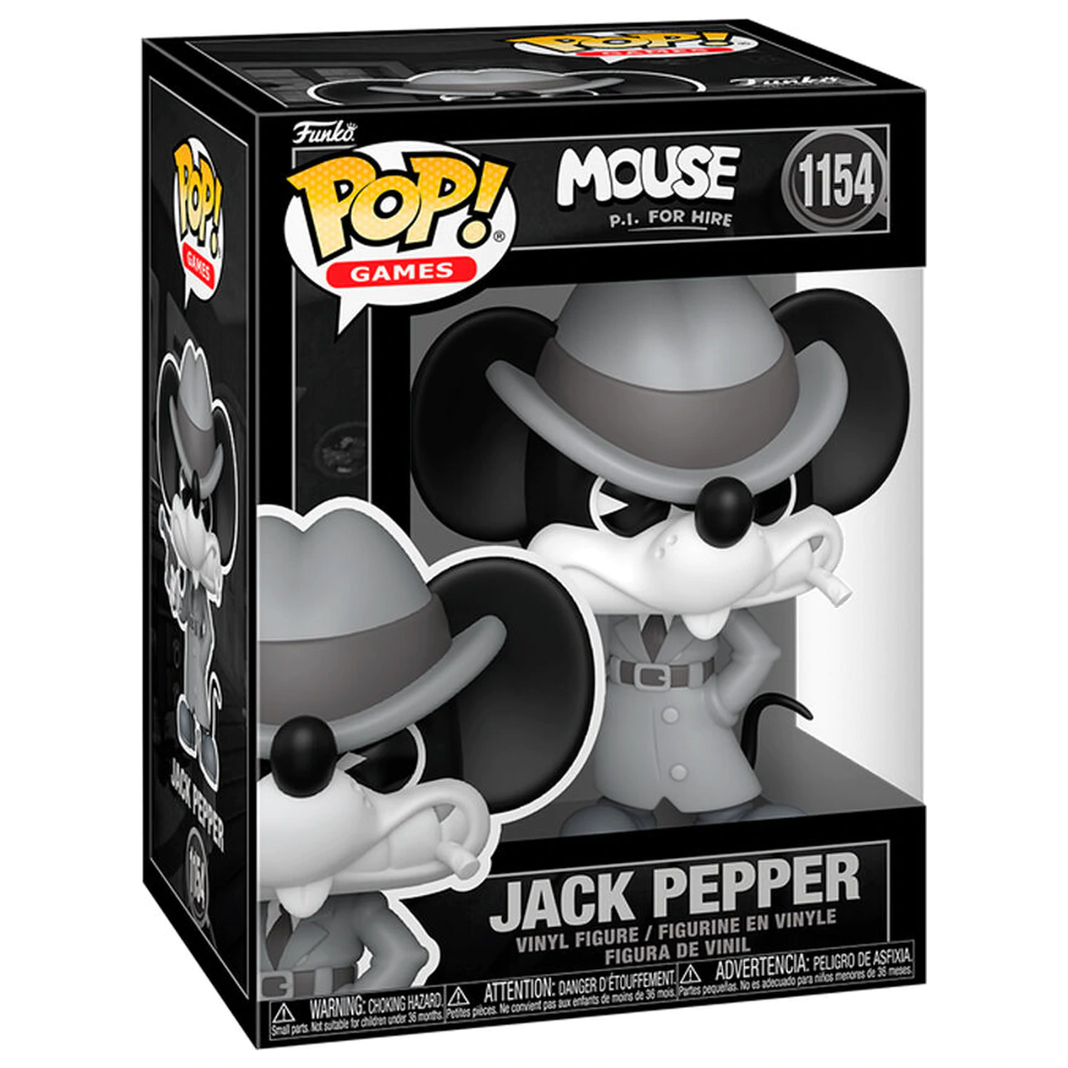 Figurina Funko POP Mouse P.I. For Hire Jack Pepper poza produsului