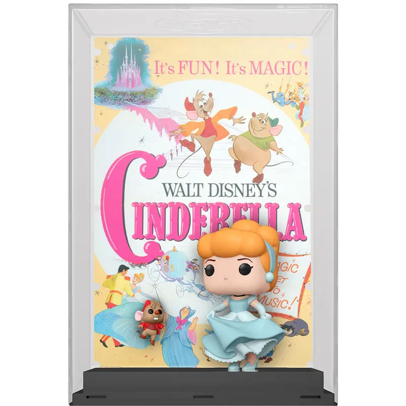 Disney's 100th Anniversary POP! Poster film & Figurina Cenușăreasa 9 cm poza produsului