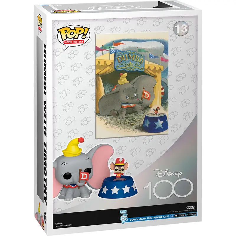 Disney's 100th Anniversary POP! Poster Film & Figurina Dumbo 9 cm poza produsului