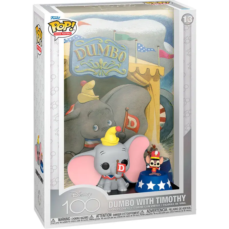 Disney's 100th Anniversary POP! Poster Film & Figurina Dumbo 9 cm poza produsului