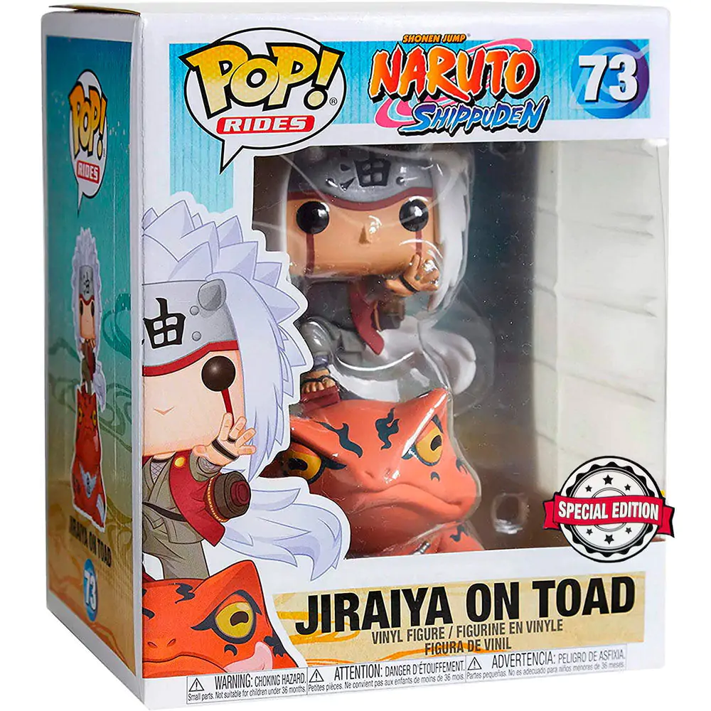 Figurină POP Naruto Shippuden Jiraiya pe Broască Exclusiv poza produsului