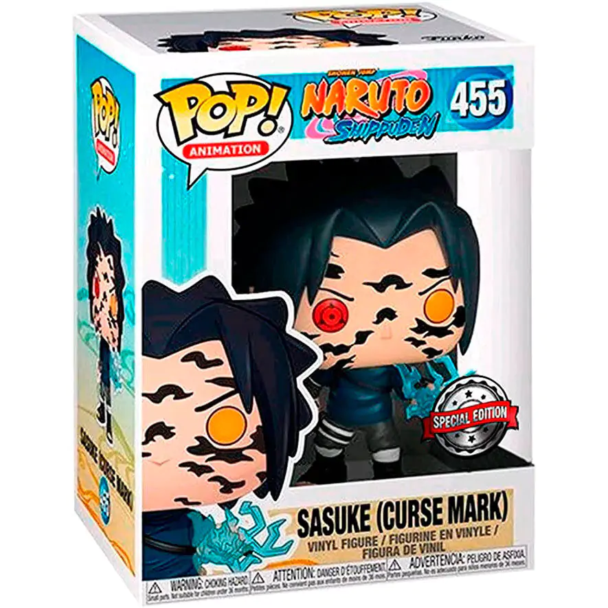 Figurină Funko POP Naruto Shippuden Sasuke Curse Mark Exclusive poza produsului