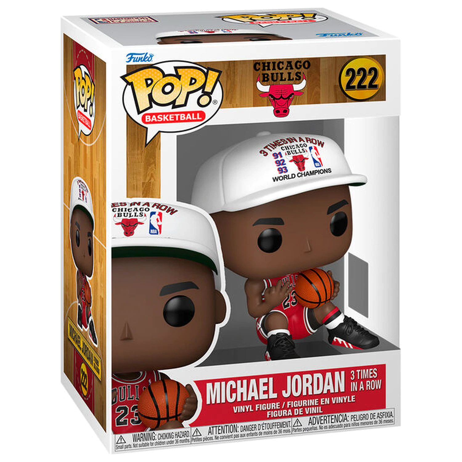 Figurina Funko POP NBA Chicago Bulls Michael Jordan 3 Times in a Row poza produsului