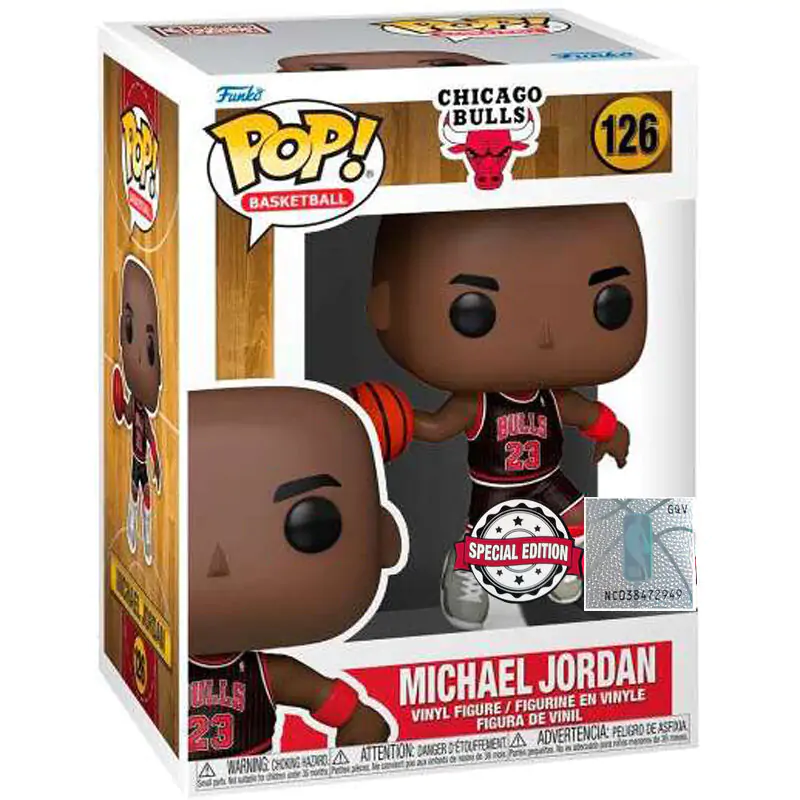 figurina POP NBA Chicago Bulls Michael Jordan cu Jordans Exclusive poza produsului