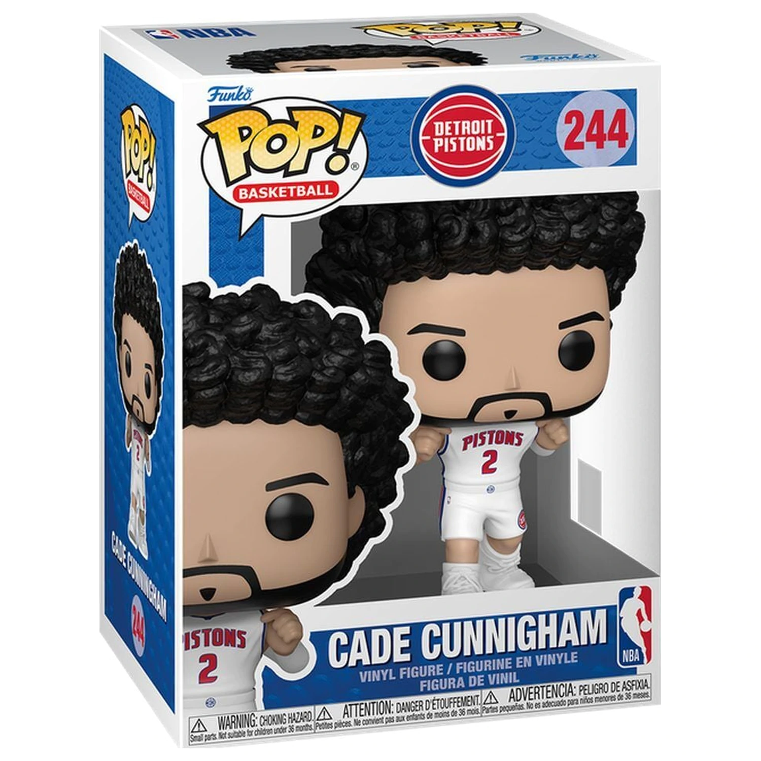 Funko POP figurina NBA Detroit Pistons Cade Cunningham poza produsului