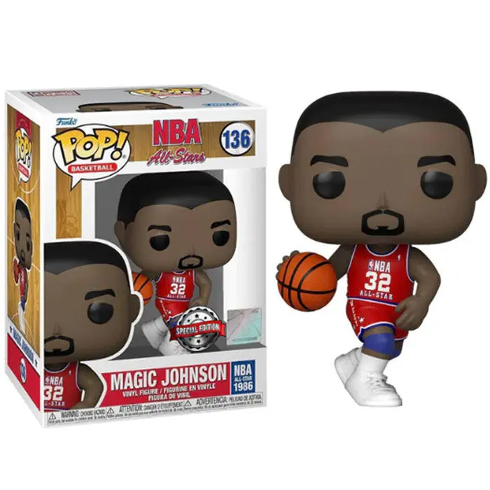 Figurină POP NBA Legends Magic Johnson Exclusive poza produsului