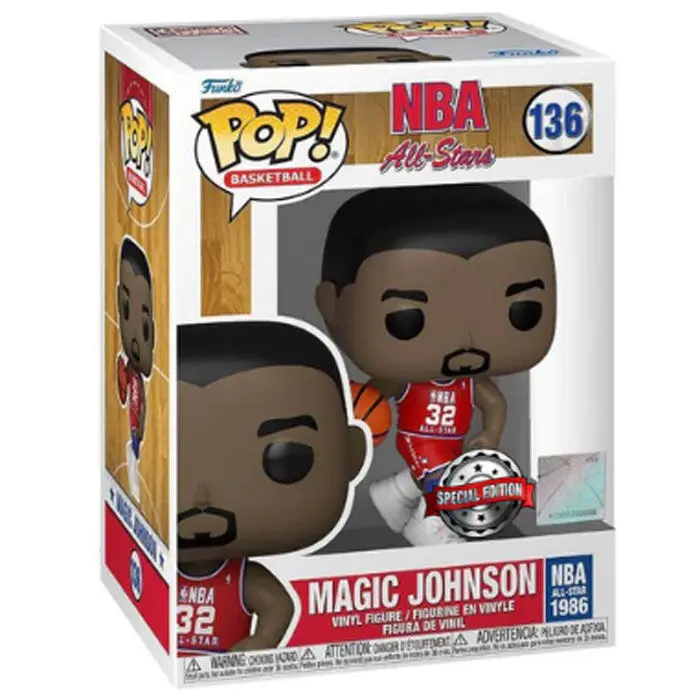 Figurină POP NBA Legends Magic Johnson Exclusive poza produsului