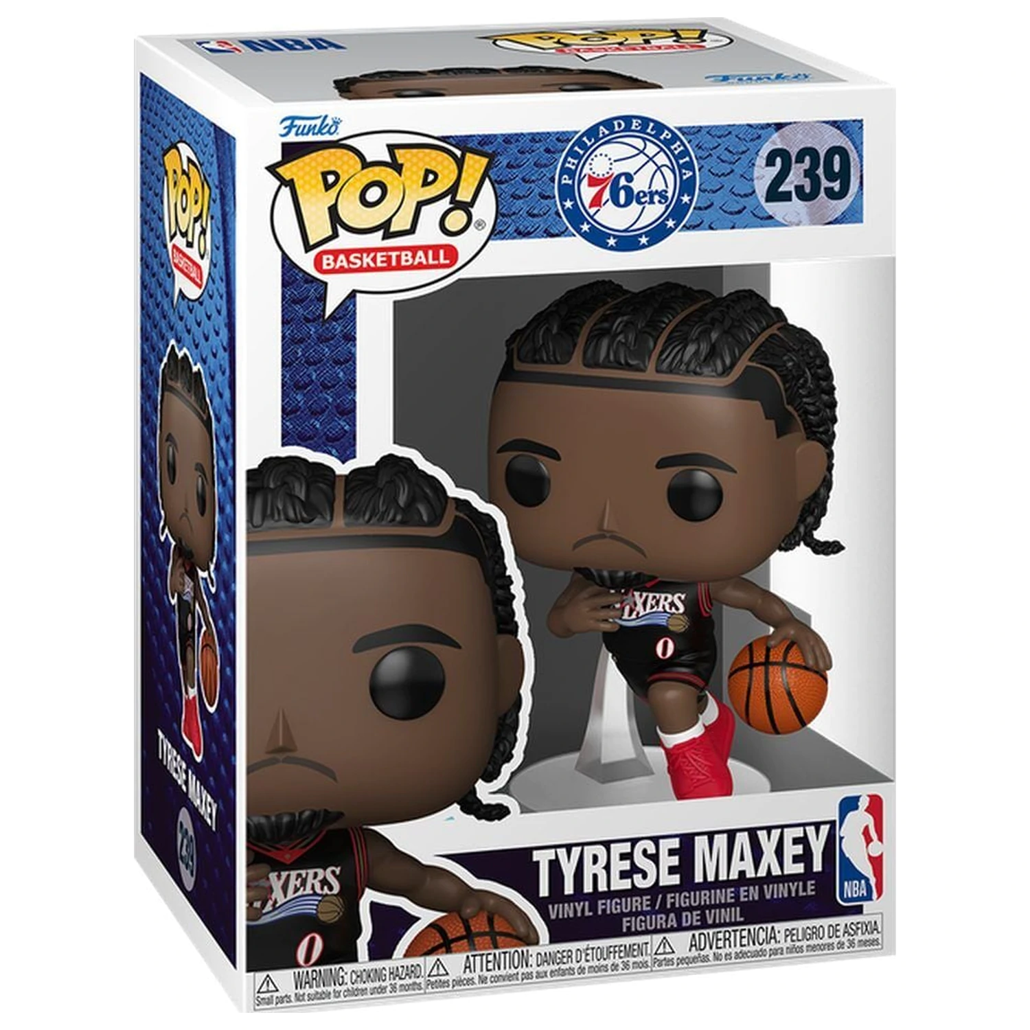 Figurina Funko POP NBA Philadelphia Tyrese Maxey poza produsului
