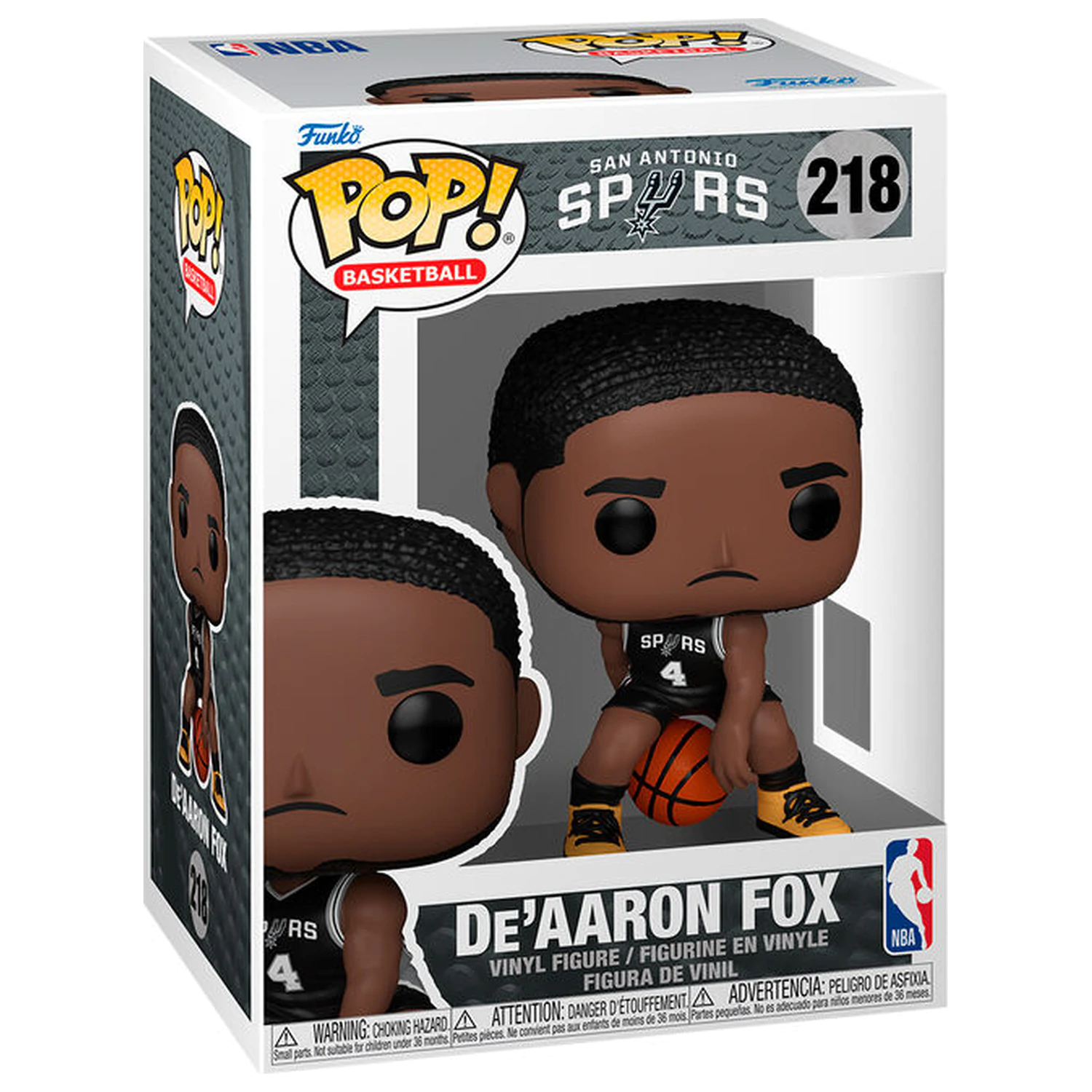 Funko POP figurina NBA San Antonio Spurs De'Aaron Fox poza produsului