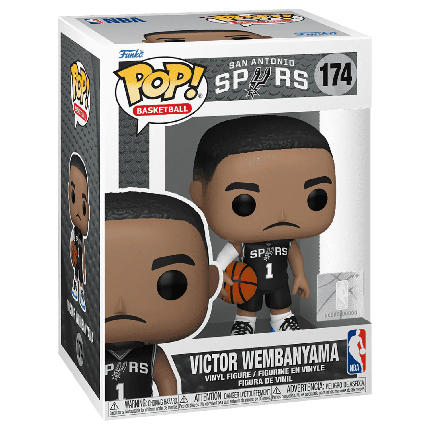 Figurină Funko POP NBA San Antonio Spyas Victor Wembanyama poza produsului